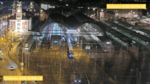 Sledujte Hlavní nádraží v Praze nepřetržitě ve 4K. Axis představil novou kameru s objektivem Canon a mimořádně ostrým obrazem i v noci